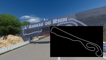 Anneau Du Rhin 2016, layout real