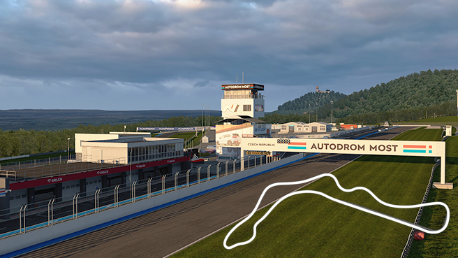Autodrom Most 20, layout no_chicane