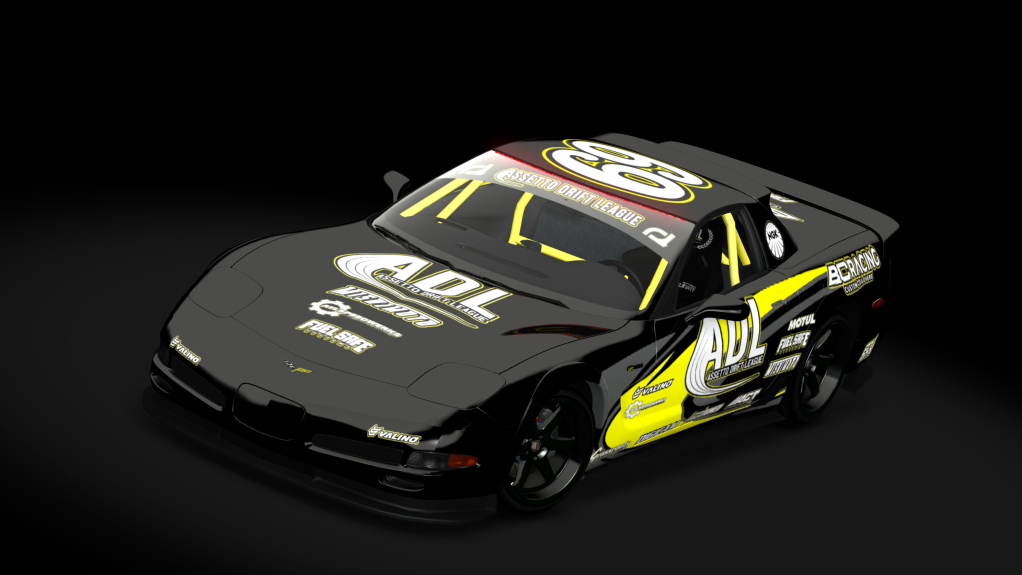 ADL Corvette C5, skin ADLTEAM