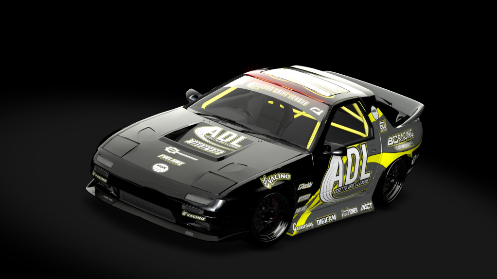 ADL MAZDA RX7 FC, skin ADLTEAM