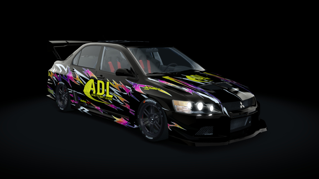 ADL MITSUBISHI EVO, skin adl_3_black