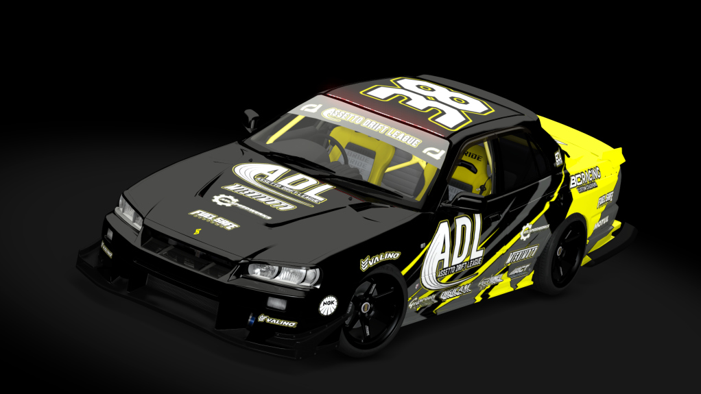 ADL NISSAN ER34, skin ADLTEAM