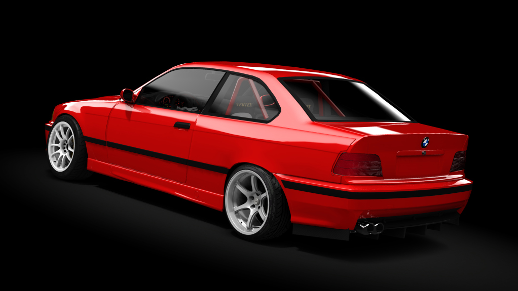 BMW E36 Mau5tang Pack 3.0, skin Classic_Red