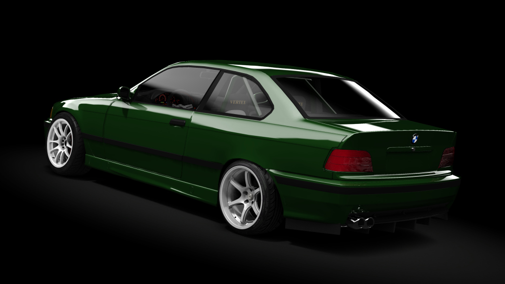 BMW E36 Mau5tang Pack 3.0, skin Green