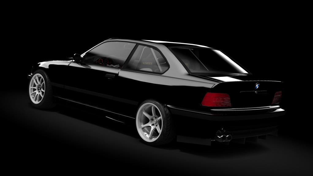 BMW E36 Mau5tang Pack 3.0, skin Jet_Black