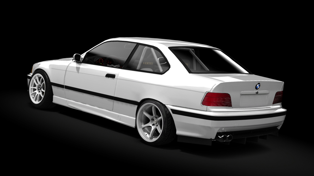 BMW E36 Mau5tang Pack 3.0, skin White