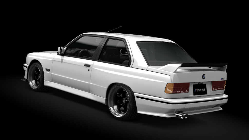 BMW M3 E30 Mau5tang Pack 3.0, skin Blanc