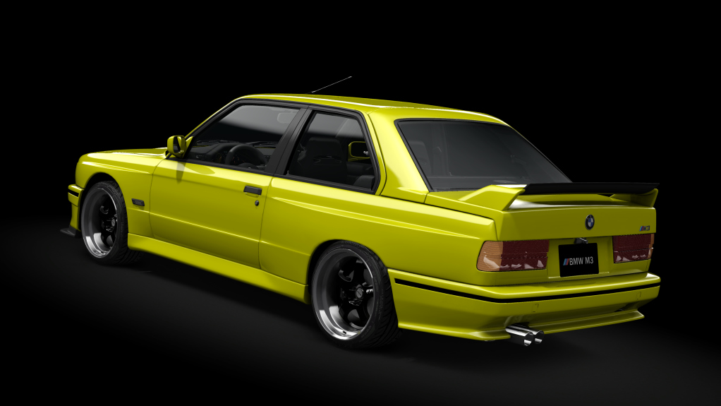 BMW M3 E30 Mau5tang Pack 3.0, skin Jaune