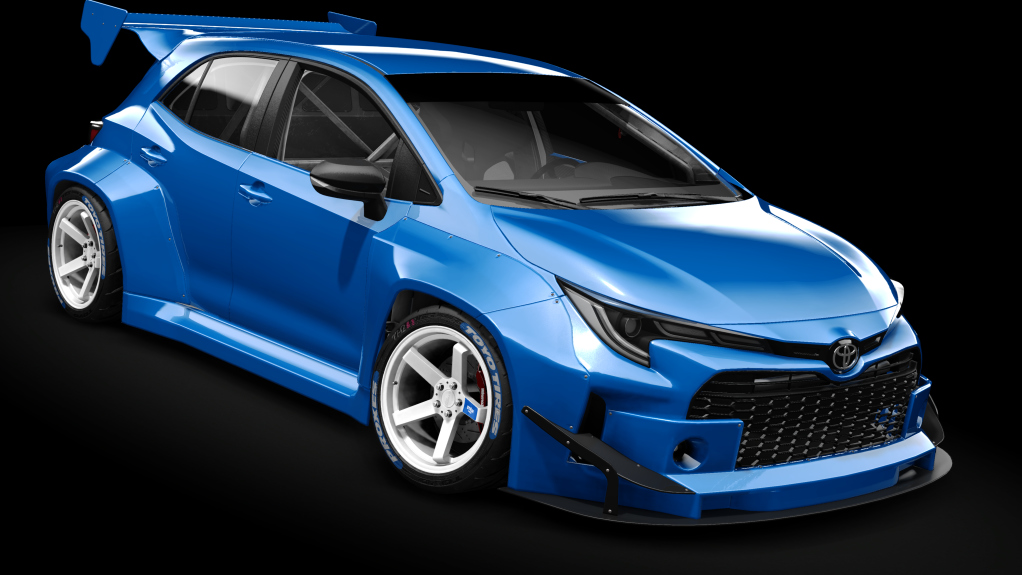 OneStepDJ - CDT - Toyota GR Corolla Pandem, skin 02_Blue