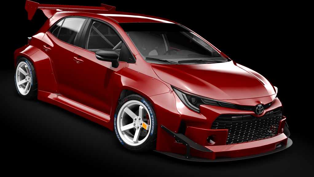 OneStepDJ - CDT - Toyota GR Corolla Pandem, skin 03_Red