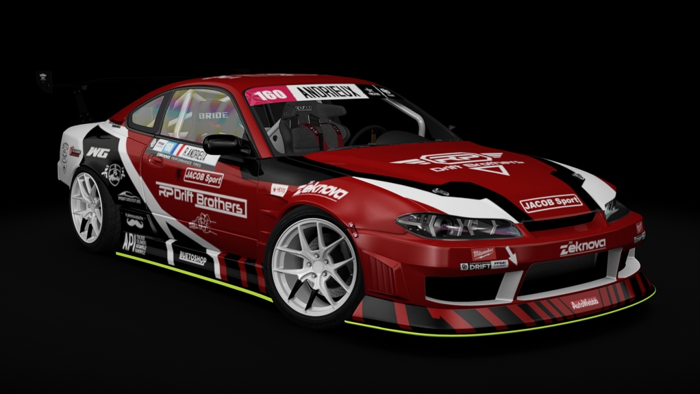 #2023  NISSAN S15 - R.ANDRIEUX - ELITE - RP DRIFT BROTHERS - CHAMPIONNAT DE FRANCE - 1.0, skin RP - DRIFT Brothers - 2