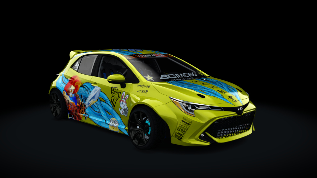 DOORBREAKER'z EVO 3 - TOYOTA COROLLA, skin mignon jaune