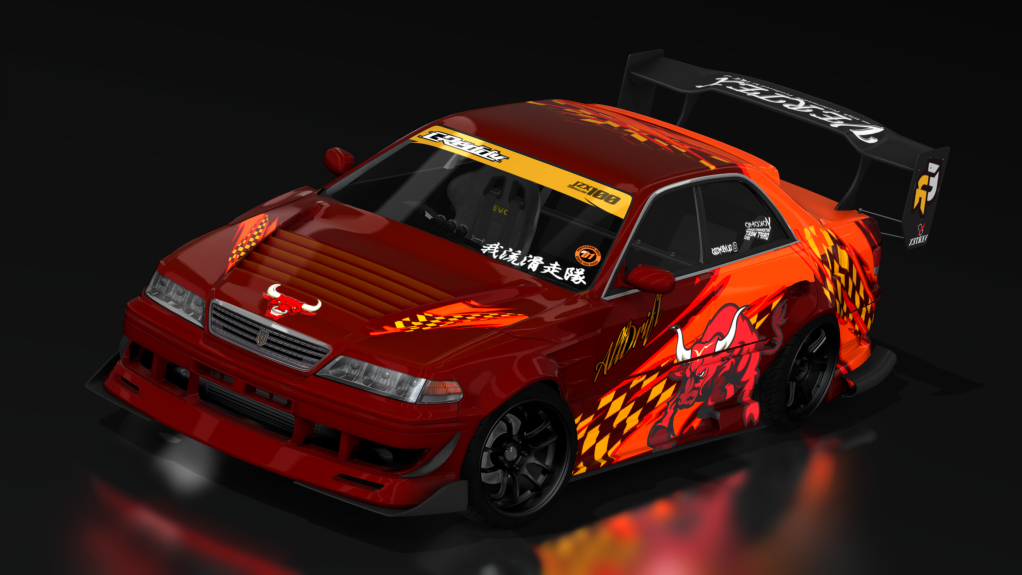 DOORBREAKER'z EVO 3 - TOYOTA JZX100 Mark-II, skin ROUGE ALLDRIFT