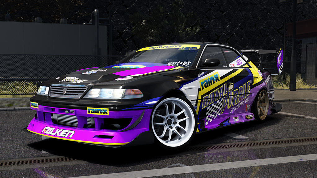 DOORBREAKER'z EVO 3 - TOYOTA JZX100 Mark-II, skin royal_purple