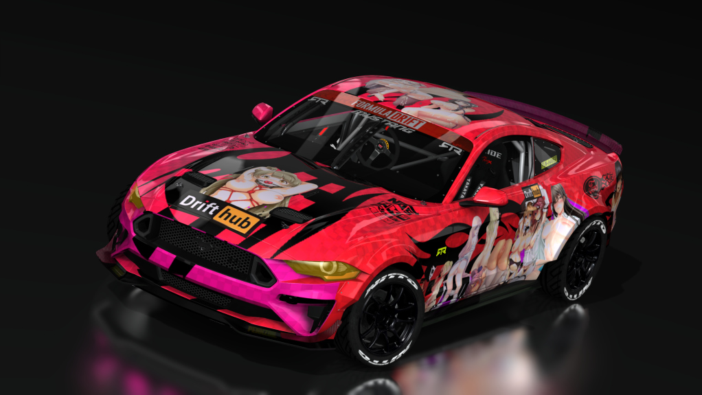 DOORBREAKER'z EVO 3 - MUSTANG RTR, skin drifthub rougose