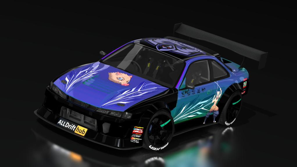 DOORBREAKER'z EVO 3 - NISSAN S14, skin sanglier space