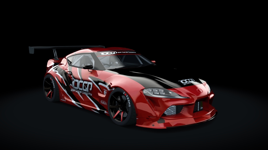 DCGP 11 TOYOTA SUPRA, skin red