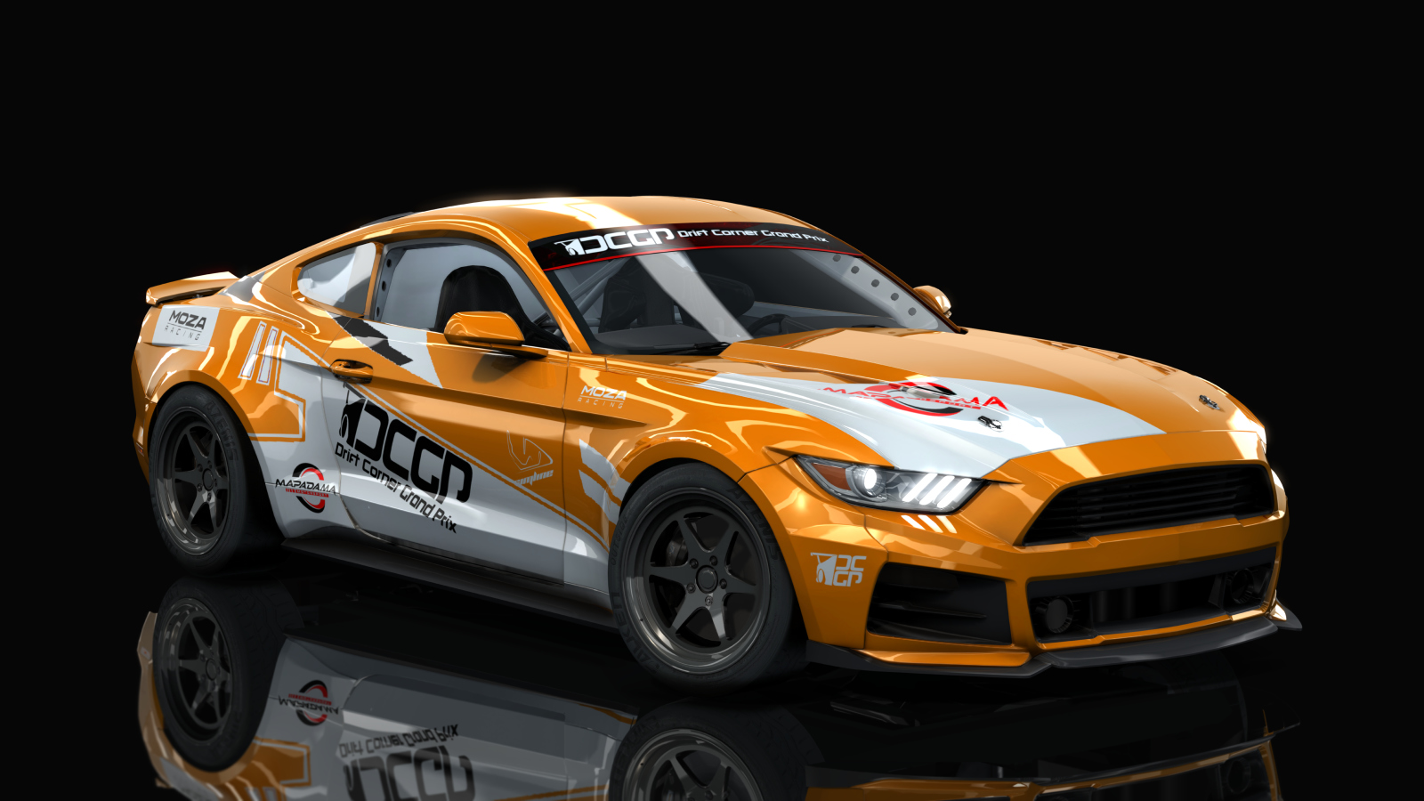 DCGP S9 FORD MUSTANG, skin orange