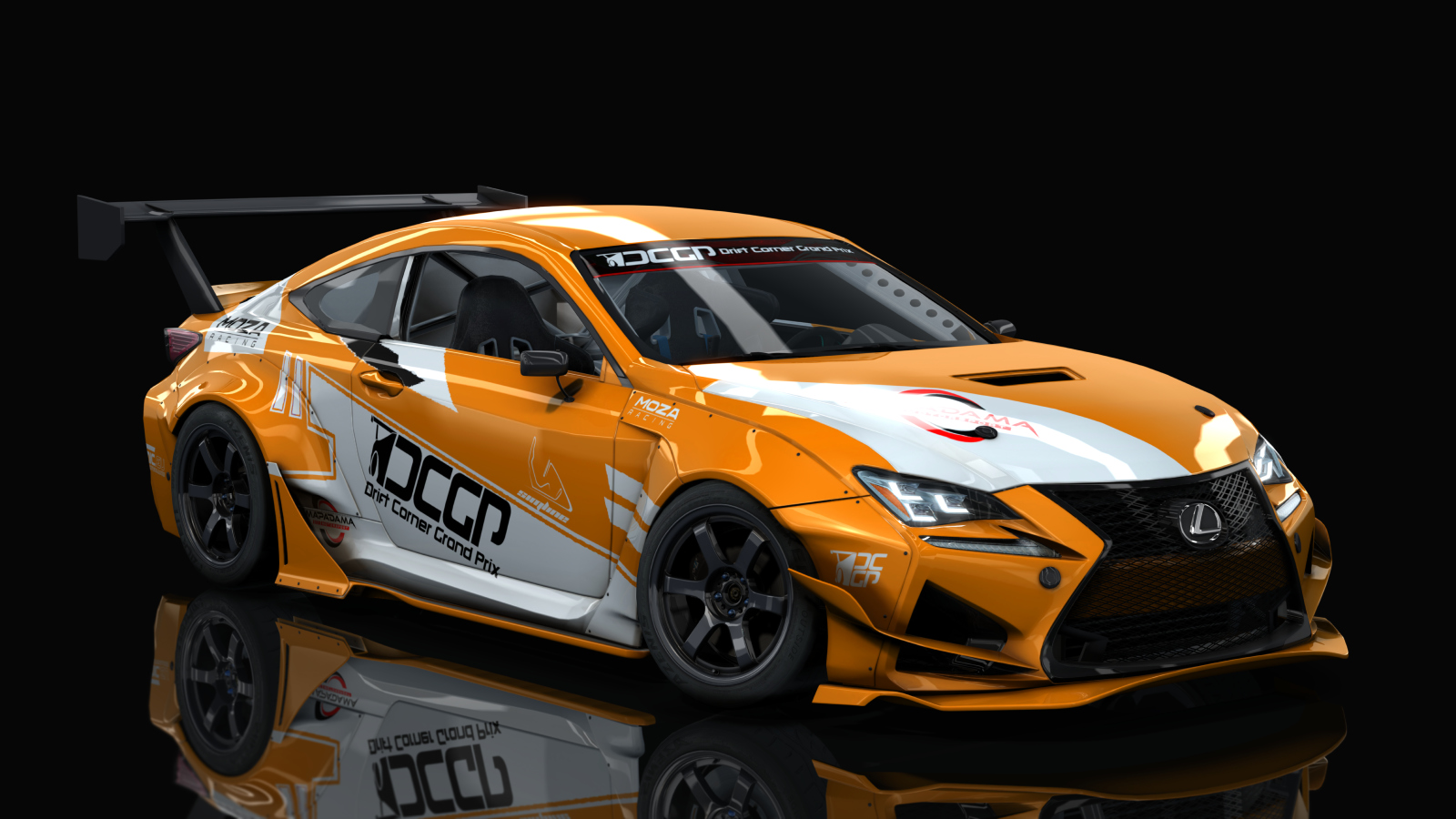 DCGP S9 LEXUS RCF, skin orange