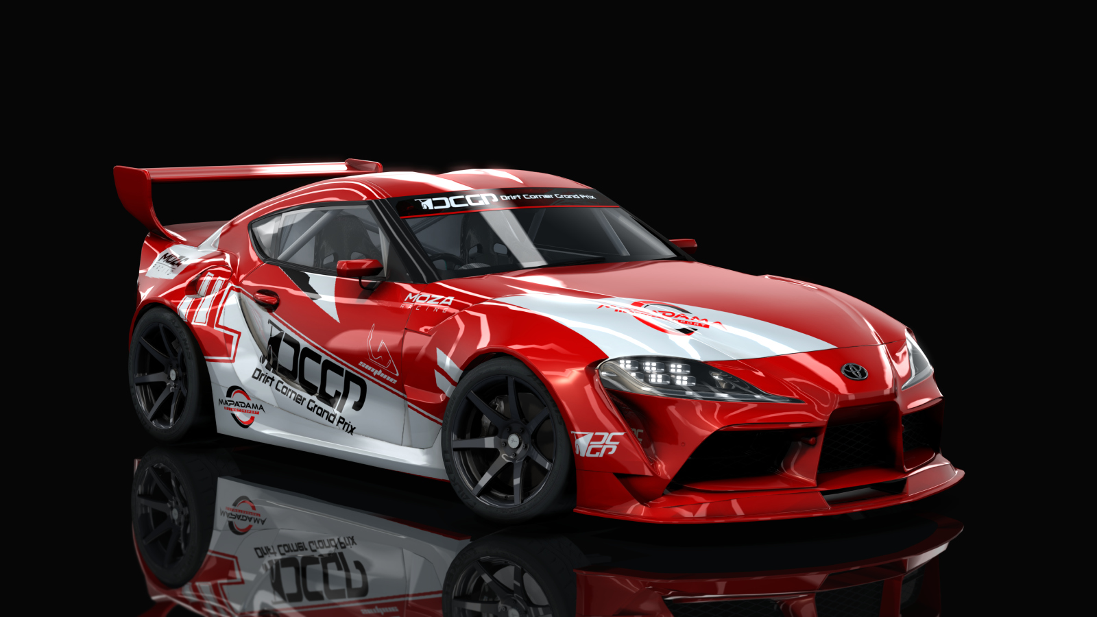 DCGP S9 TOYOTA SUPRA, skin red