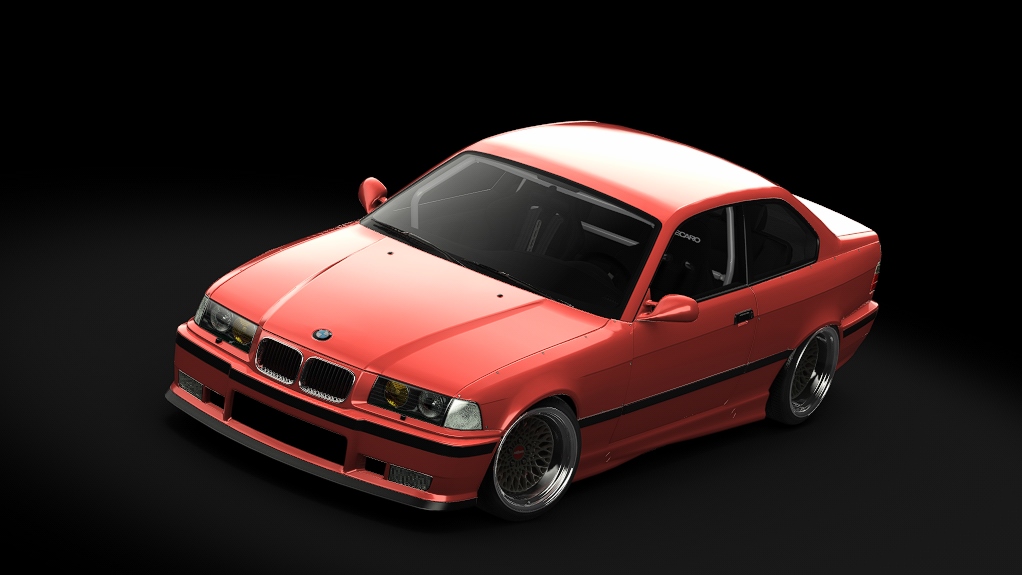 Enjoy BMW E36, skin Brilliant Red