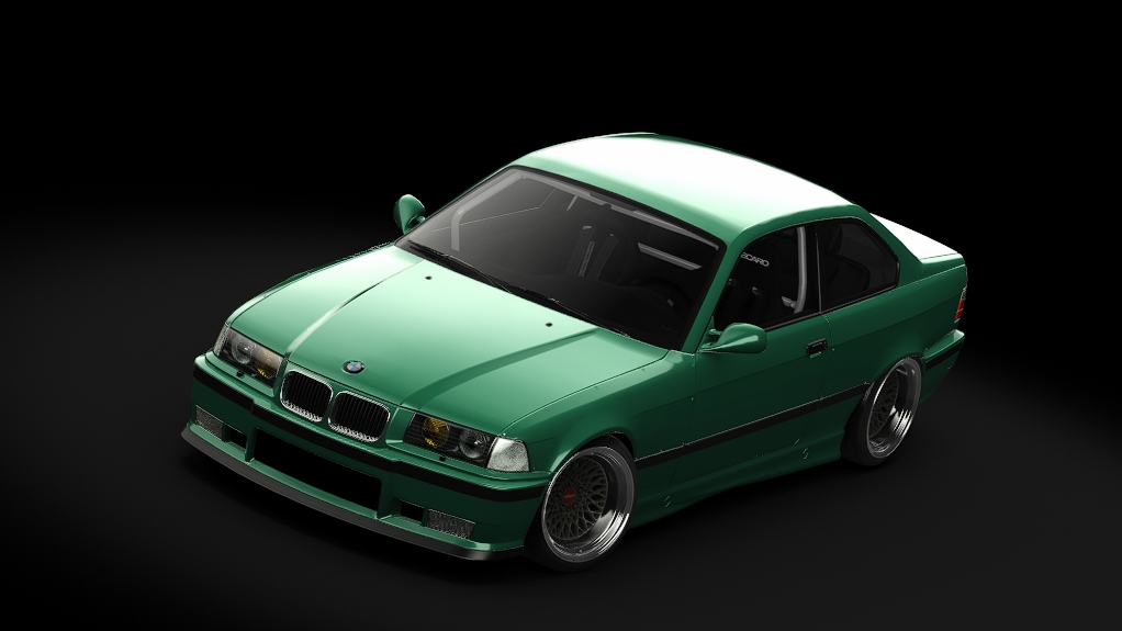 Enjoy BMW E36, skin British Racing Green