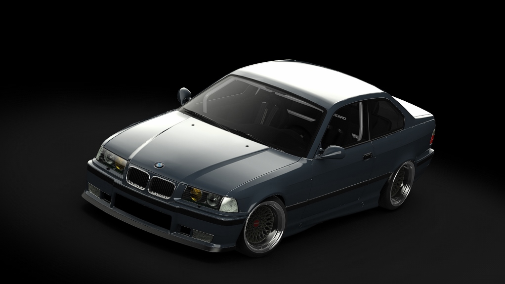 Enjoy BMW E36, skin Diamond Black Metallic