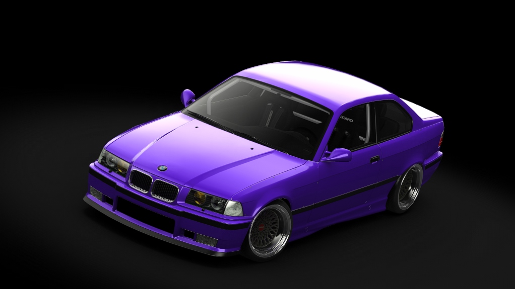 Enjoy BMW E36, skin Estoril Blue Metallic