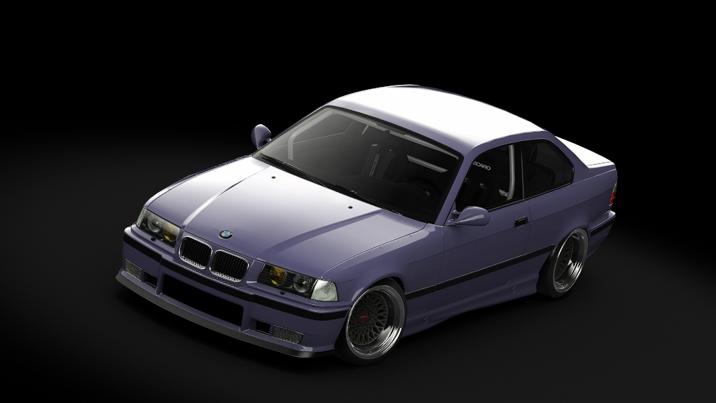 Enjoy BMW E36, skin Techno Violet Metallic