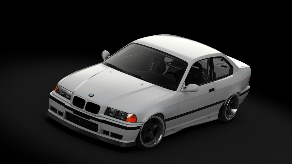 Enjoy BMW E36 Felony Form, skin Alpine White