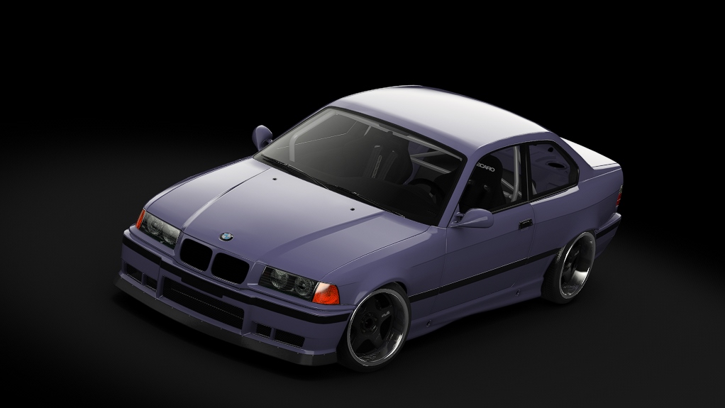 Enjoy BMW E36 Felony Form, skin Techno Violet Metallic