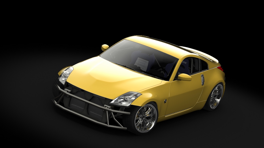 Enjoy Nissan 350Z Missile, skin yellow