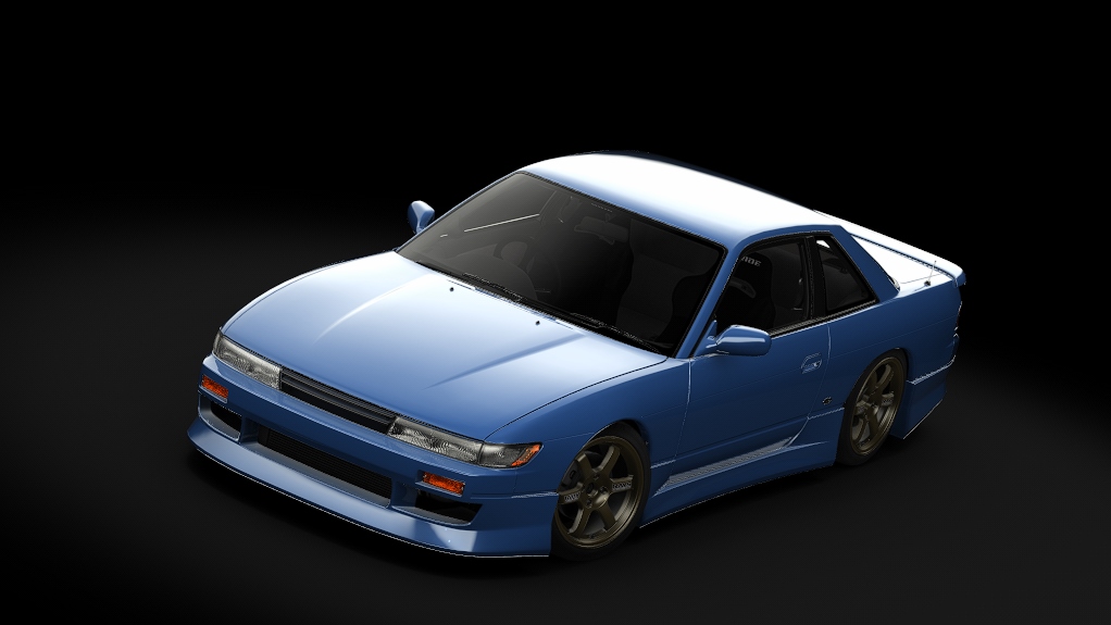 Enjoy Nissan Silvia s13, skin blue