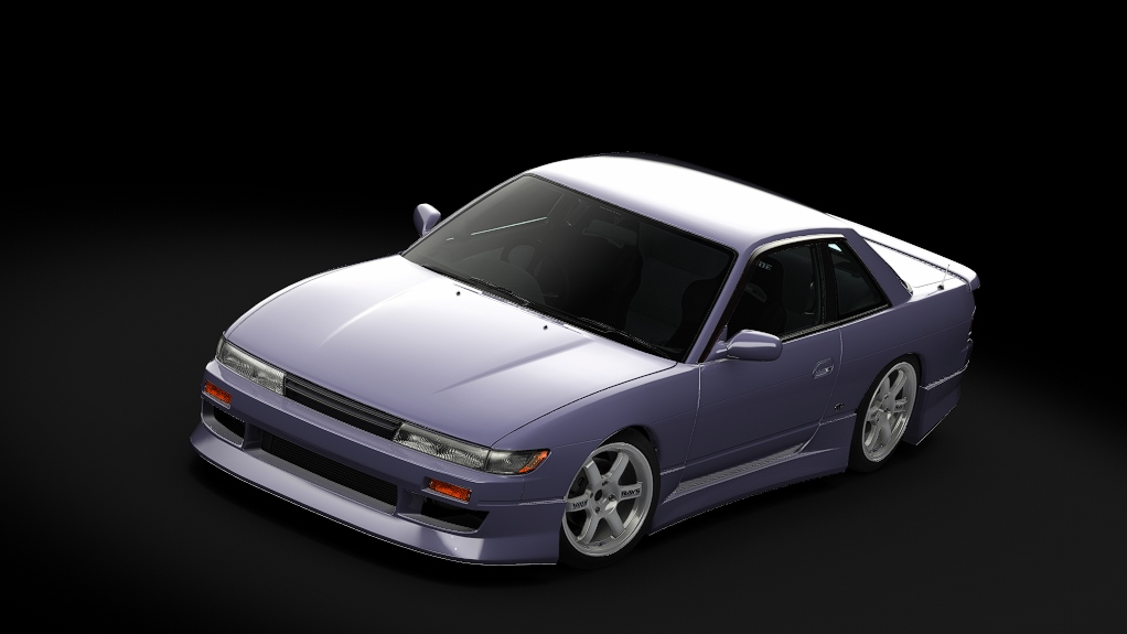 Enjoy Nissan Silvia s13, skin techno_violet_metallic