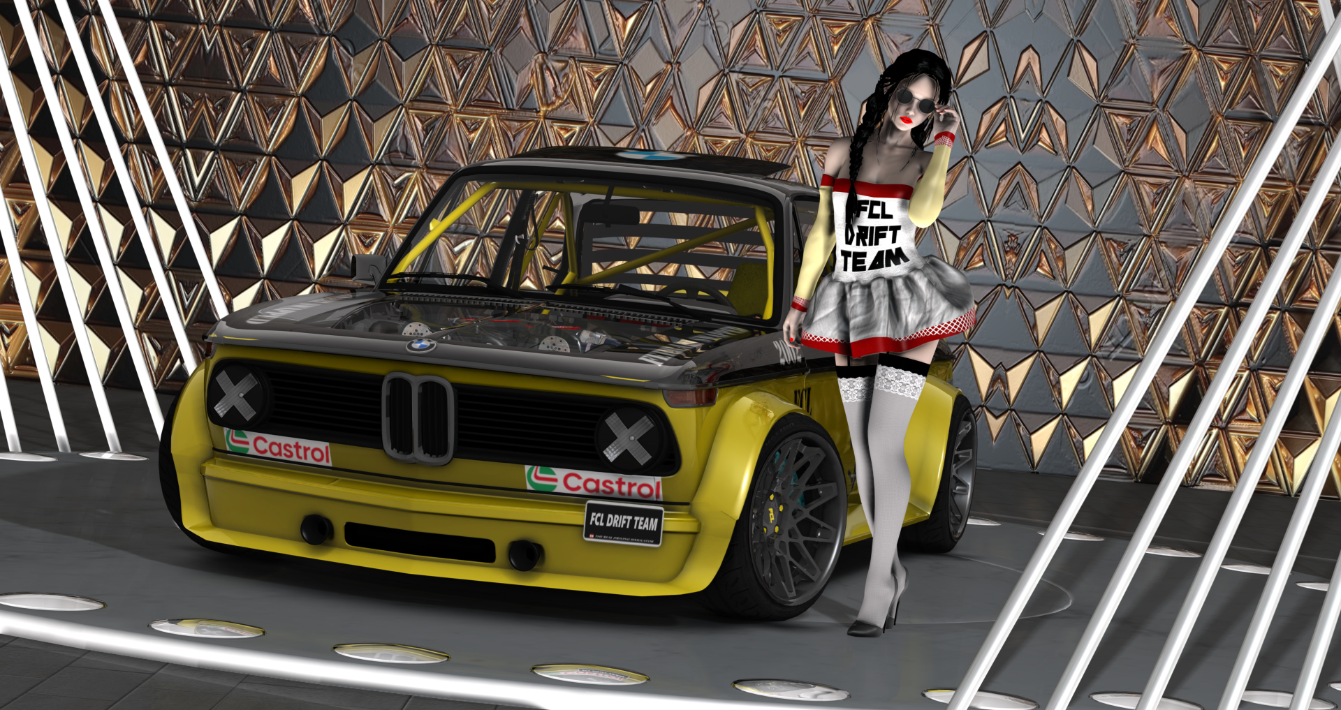 FCL-PACK_BMW 2002, skin yellow-black