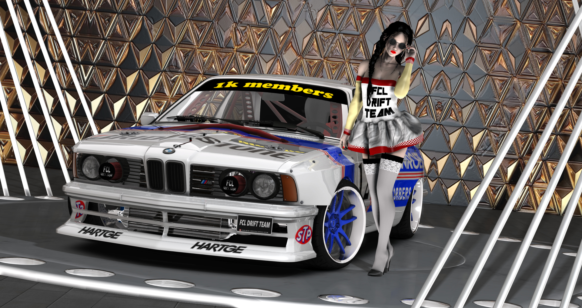 FCL-PACK_BMW-E24-1K, skin BLUE