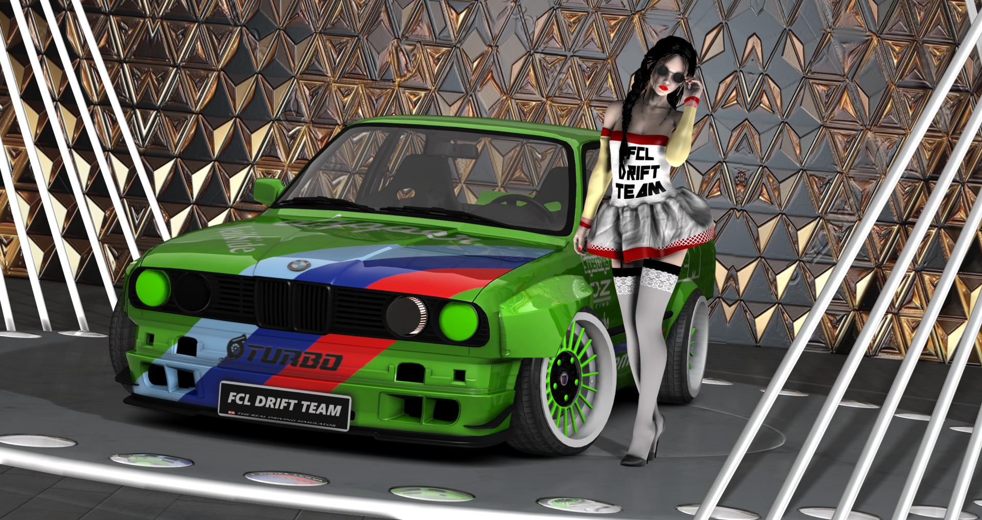 FCL-PACK_bmw_e30, skin GREEN