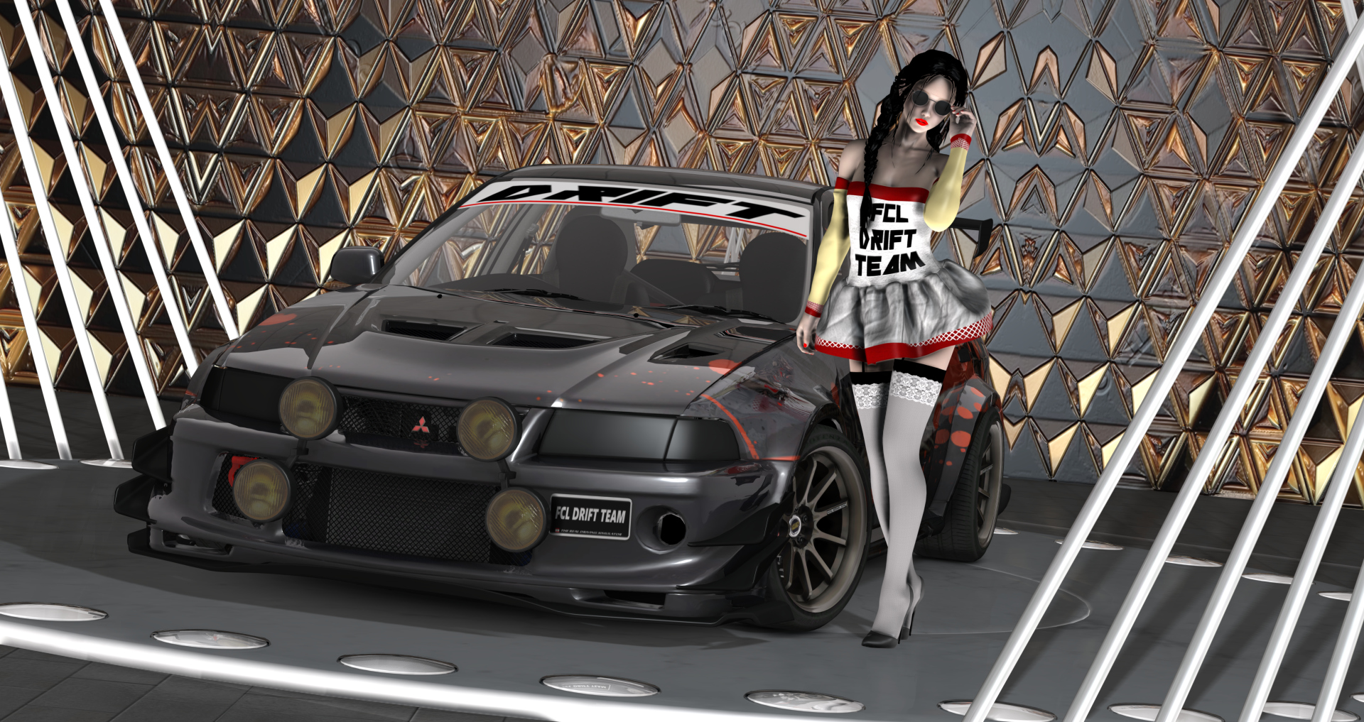 FCL-PACK_EVO_6, skin black&red