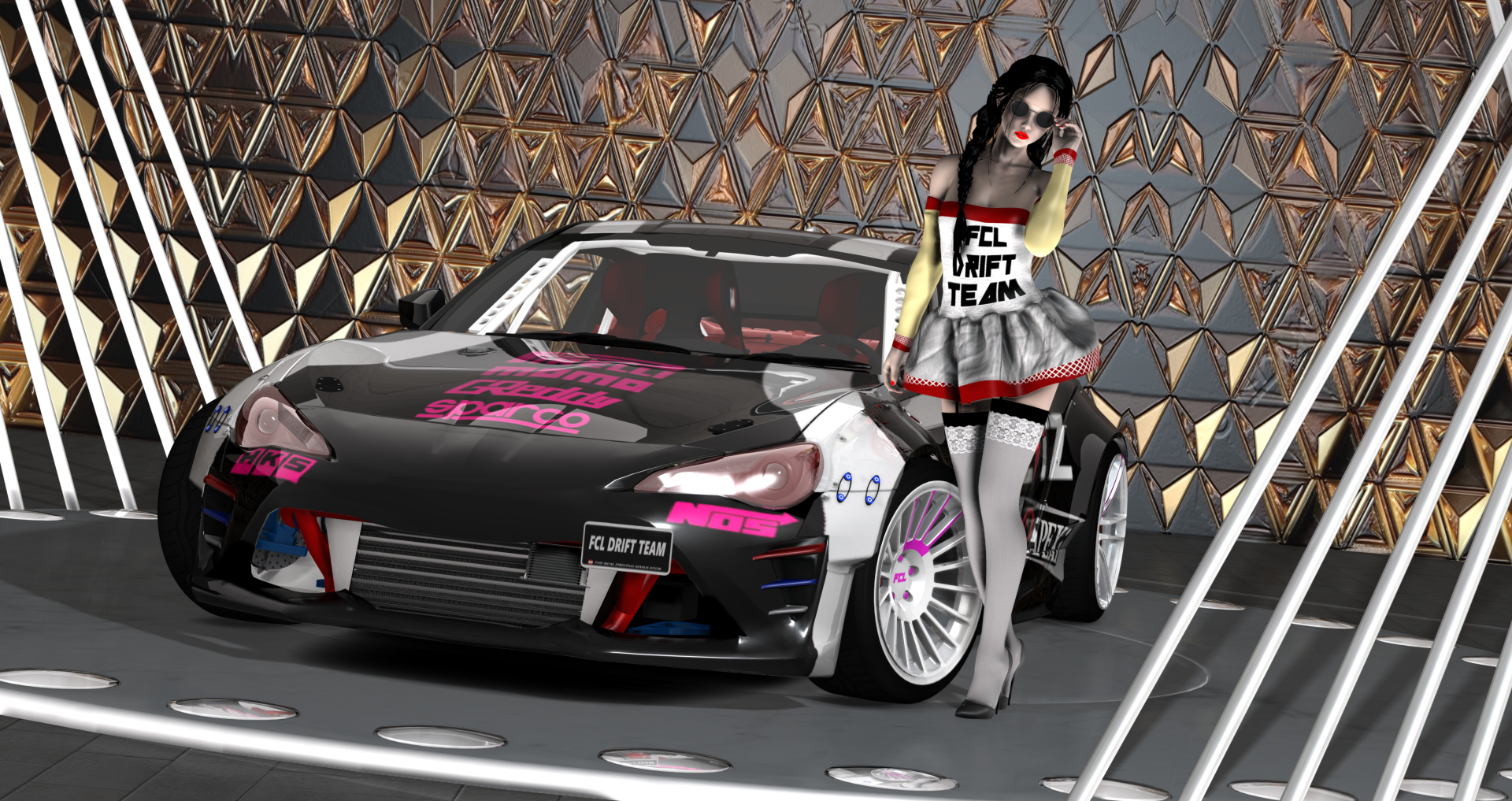 FCL-PACK_Toyota-GT86, skin black