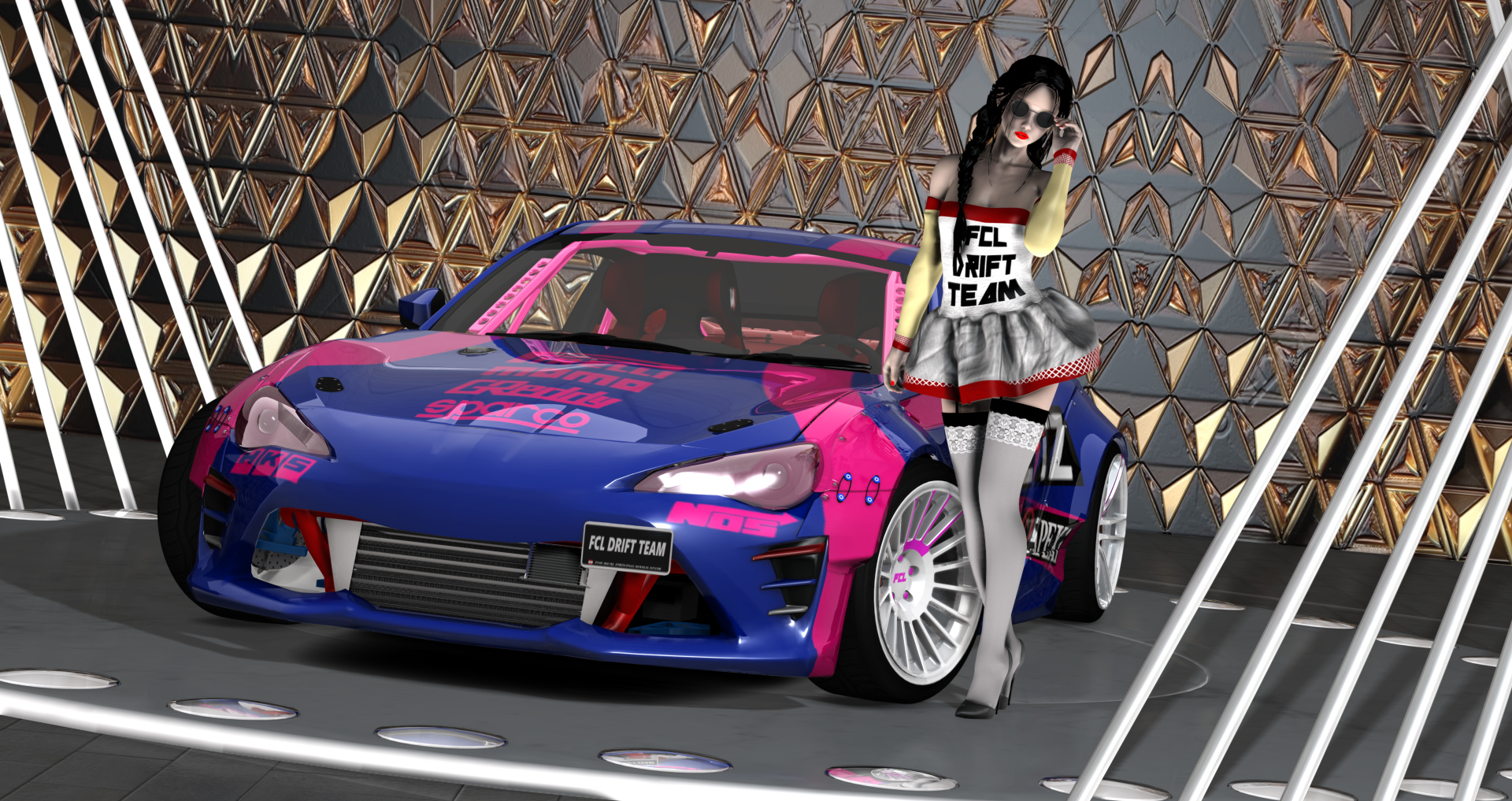 FCL-PACK_Toyota-GT86, skin pink