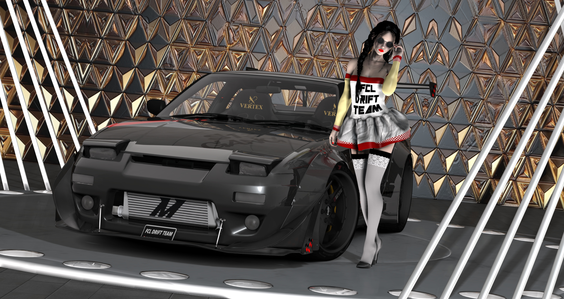 FCL-PACK_NISSAN S13 PANDEM, skin nismo