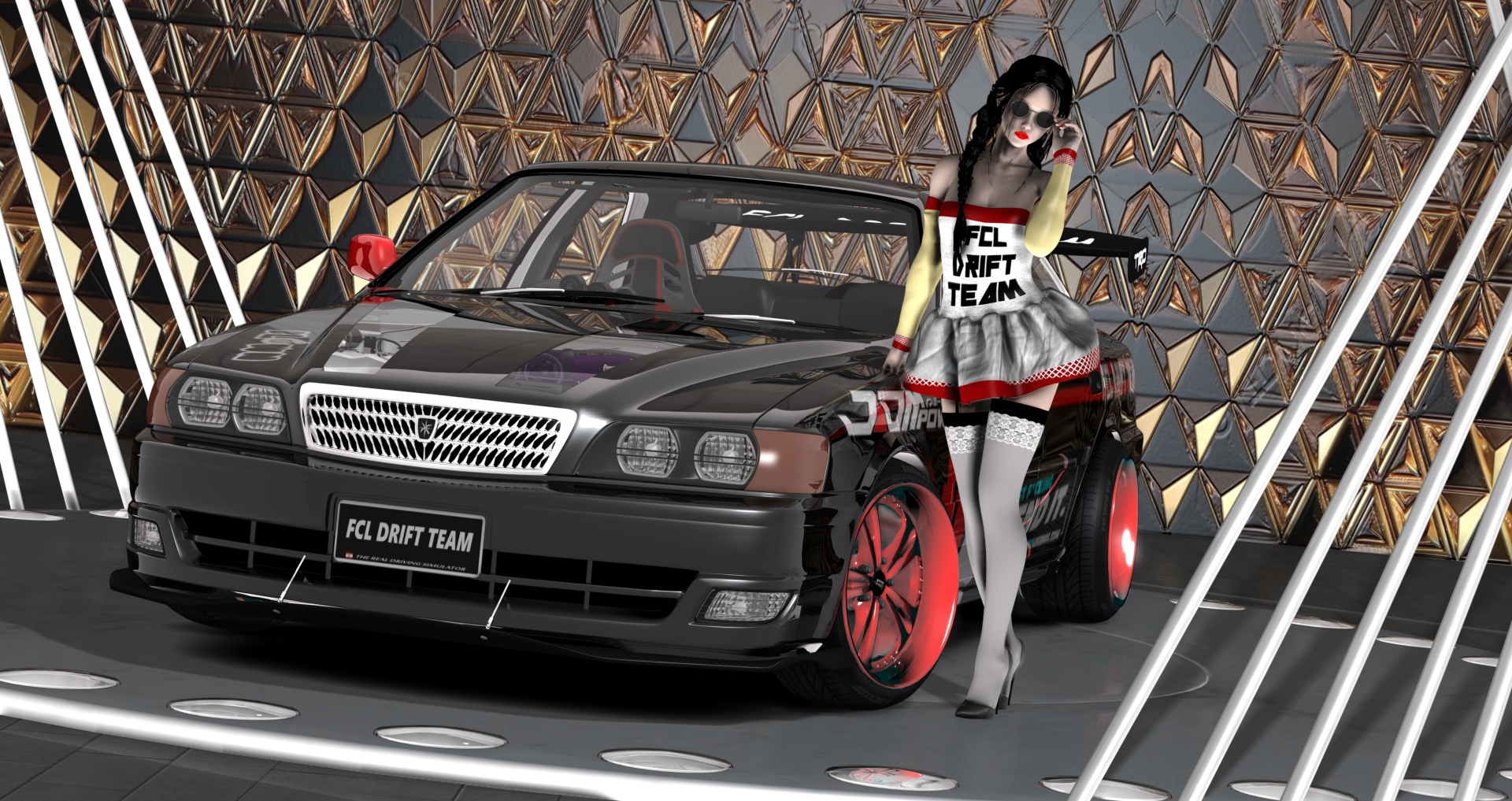 FCL-PACK_TOYOTA-CHASER, skin black