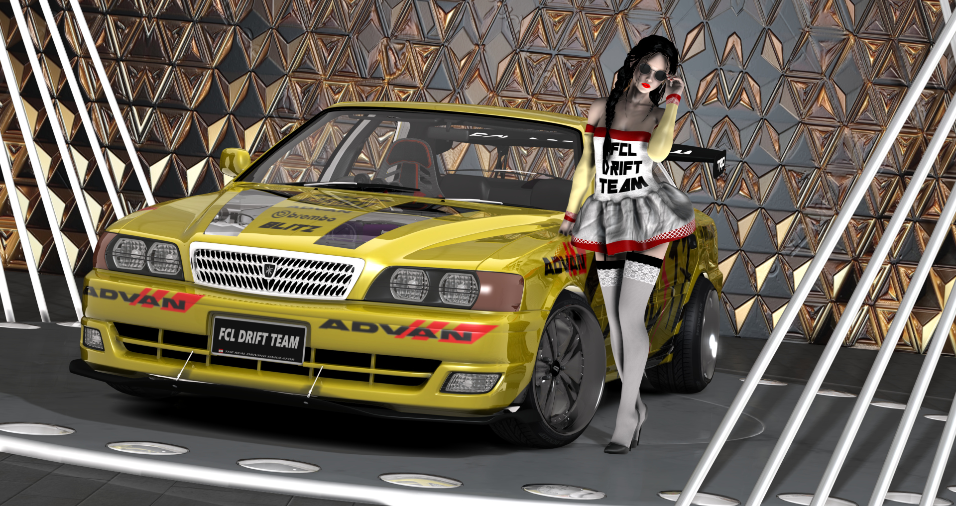 FCL-PACK_TOYOTA-CHASER, skin yellow