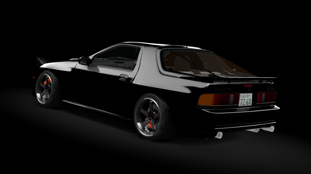 Mazda RX-7 FC3S Mau5tang Pack 3.0, skin 2_brilliant_black