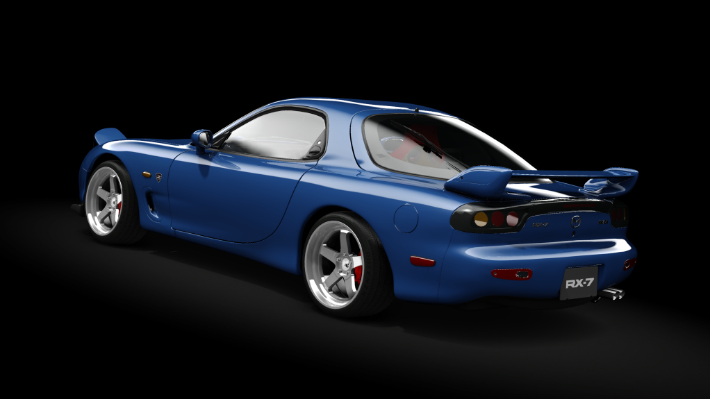 Mazda RX-7 Spirit R Mau5tang Pack 3.0, skin innocent_blue_mica