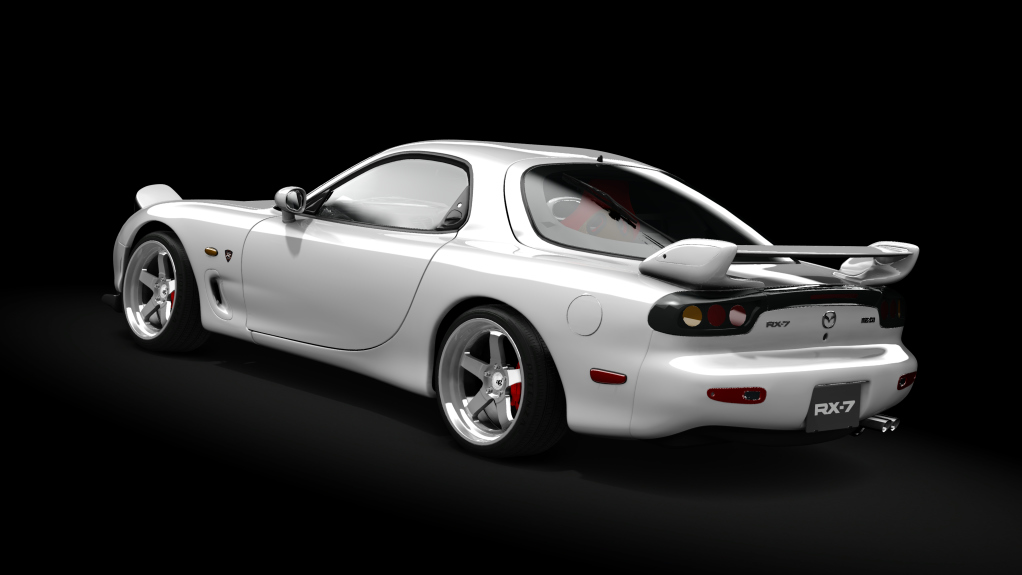 Mazda RX-7 Spirit R Mau5tang Pack 3.0, skin pure_white