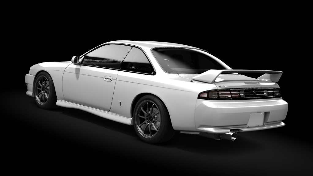 Nissan Silvia S14 K's Mau5tang Pack 3.0, skin 3_KG5_White