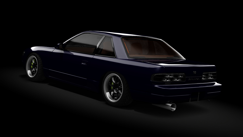 Nissan Silvia PS13 Mau5tang Pack 3.0, skin deep blue