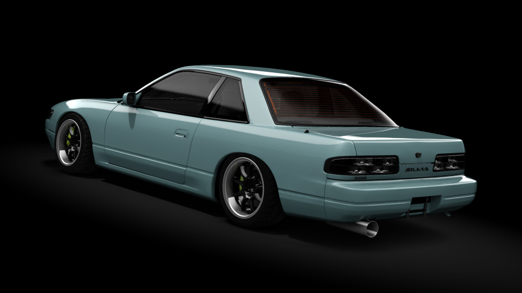 Nissan Silvia PS13 Mau5tang Pack 3.0, skin light mint green