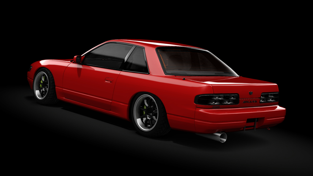 Nissan Silvia PS13 Mau5tang Pack 3.0, skin red